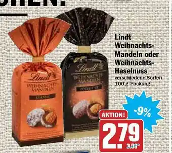 Hit Lindt Weihnachts Mandeln Oder Weihnachts Haselnuss Angebot