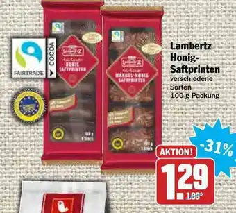 Hit Lambertz Honig Saftprinten Angebot