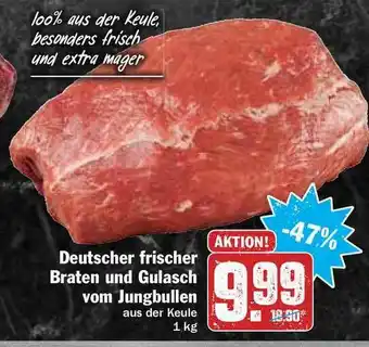 Hit Deutscher Frischer Braten Und Gulasch Vom Jungbullen Angebot