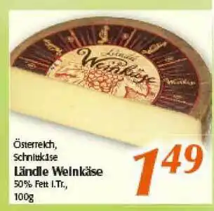 inkoop österreich Schnittkäse Ländle Weinkäse Angebot