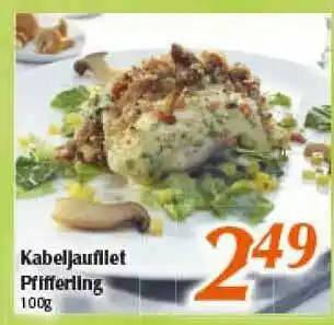 inkoop Kabeljaufilet Pfifferling Angebot