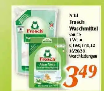 inkoop Erdal Frosch Waschmittel Angebot