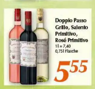 inkoop Doppio Passo Grillo, Salento Primitivo, Rosé Primitivo Angebot