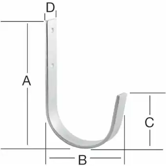 ManoMano Vormann Hängs dran Universalhaken 87X32X39X15 verzinkt Angebot