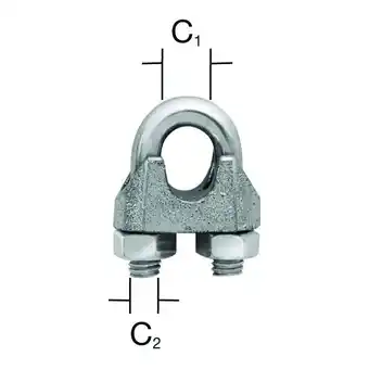 ManoMano Vormann Seilklemme bis 6 mm rf (V2A) 2 St Angebot