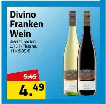 Logo Getränkemarkt Divino Franken Wein Angebot