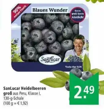 Marktkauf Sanlucar Heidelbeeren Groß Angebot