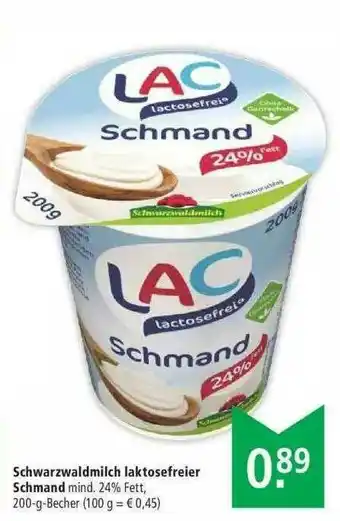 Marktkauf Schwarzwaldmilch Laktosefreier Schmand Angebot