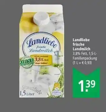 Marktkauf Landliebe Frische Landmilch Angebot