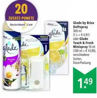 Marktkauf Glade By Brise Duftspray Oder Touch & Fresh Minispray Angebot