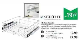 Marktkauf Schütte Teleskopschublade Angebot