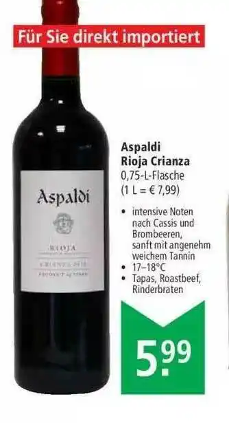 Marktkauf Aspaldi Rioja Crianza Angebot