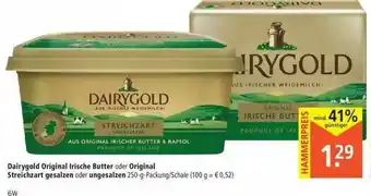 Marktkauf Dairygold Original Irische Butter Oder Original Streichzart Gesalzen Oder Ungesalzen Angebot