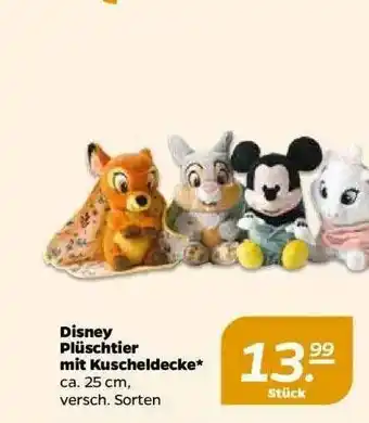 NETTO Disney Plüscher Mit Kuscheldecke Angebot