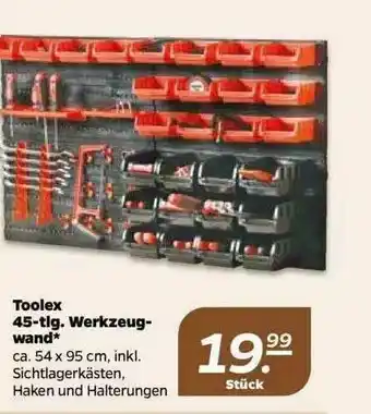 NETTO Toolex 45-tlg. Werkzeugwand Angebot