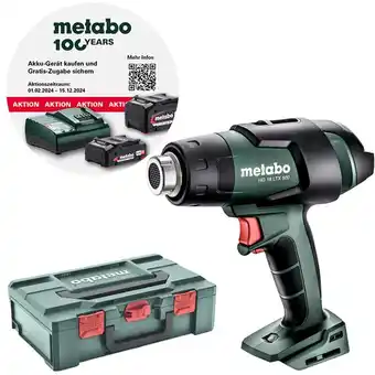 ManoMano Akku Heißluftgebläse hg 18 ltx 500, 18V + x 145 l, Solo Version - Metabo Angebot