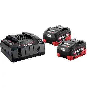 ManoMano Metabo - Basis-Set 2x 18V LiHD 5,5 Ah (625368000) + Lader asc 145 im Karton Angebot