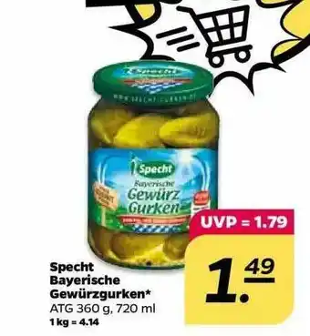 NETTO Specht Bayerische Gewürzgurken Angebot