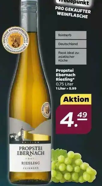 NETTO Propstei Ebernach Riesling Angebot