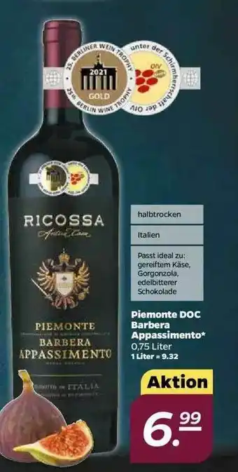 NETTO Piemonte DOC Barbera Appassimento Angebot