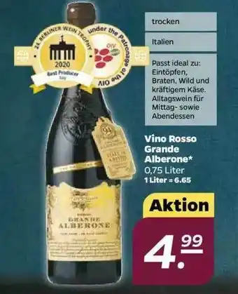 NETTO Vino Rosso Grande Alberone Angebot