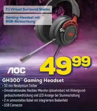 Euronics XXL Aoc Gh300 Gaming Headset Angebot