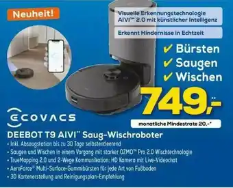 Euronics XXL Ecovacs Deebot T9 Aivi Saug-wischroboter Angebot