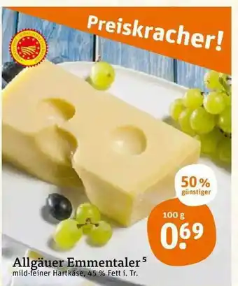 tegut Allgäuer Emmentaler Angebot