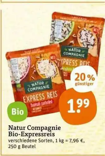 tegut Natur Compagnie Bio-expressreis Angebot