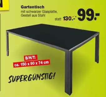 Repo Markt Gartentisch Angebot