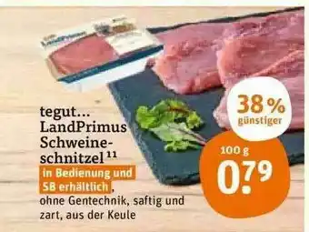 tegut Tegut Landprimus Schweinr Schnitzel Angebot