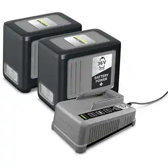 ManoMano Karcher - Ladegerät + 2x Akku 36V 6,0 Ah Starter Starter KitBattery Power+ 36/60 Angebot