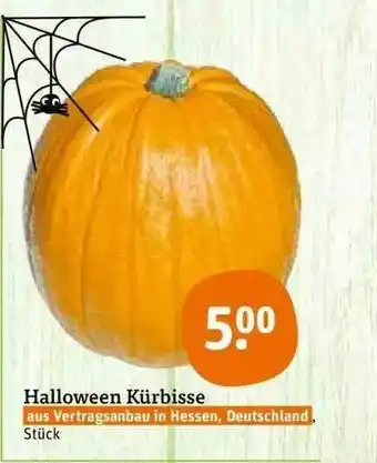 tegut Halloween Kürbisse Angebot