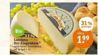 tegut Landana Bio-ziegenkäse Angebot