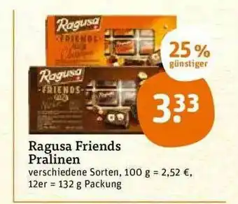 tegut Ragusa Friends Pralinen Angebot