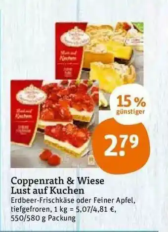 tegut Coppenrath & Wiese Lust Auf Kuchen Angebot