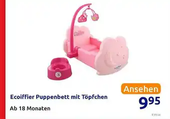 Action Ecoiffier Puppenbett Mit Töpfchen Angebot