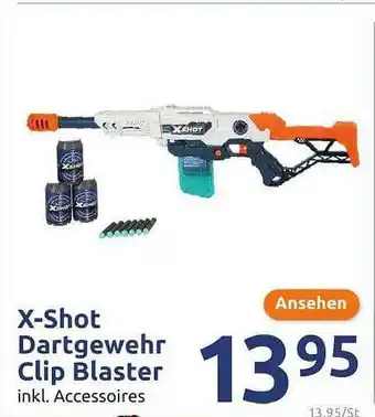 Action X-shot Dartgewehr Clip Blaster Angebot