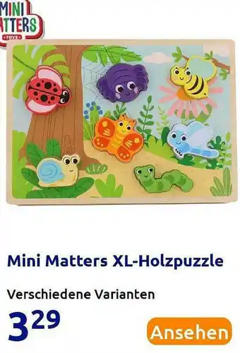 Action Mini Matters Xl-holzpuzzle Angebot