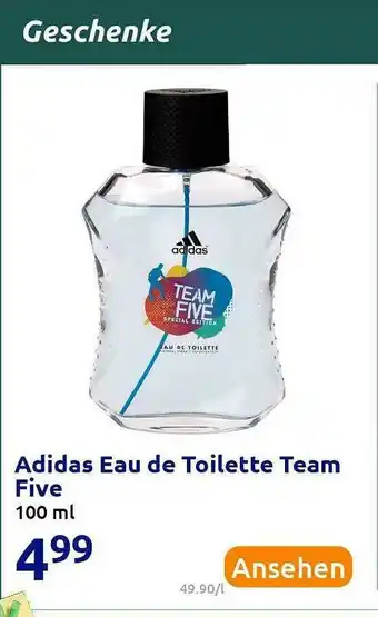 Action Adidas Eau De Toilette Team Five Angebot