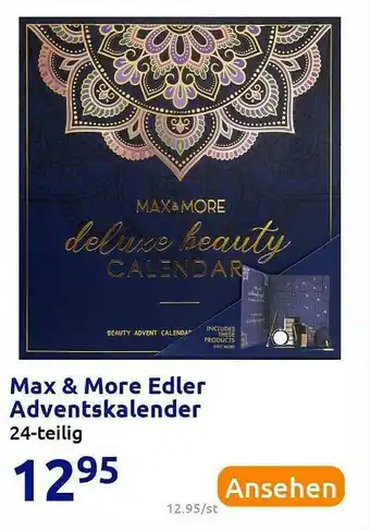 Action Max & More Edler Adventskalender Angebot