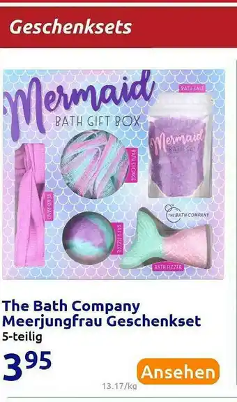 Action The Bath Company Meerjungfrau Geschenkset Angebot