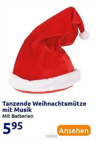 Action Tanzende Weihnachtsmütze Mit Musik Angebot