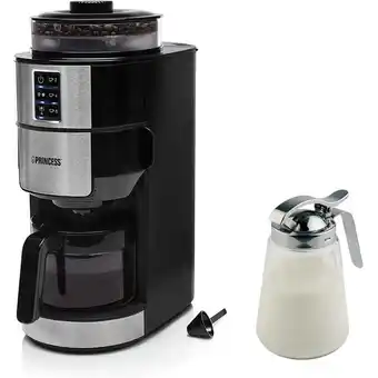 ManoMano Kaffeemaschine 6 Tassen mit Mahlwerk & Milchkännchen Angebot