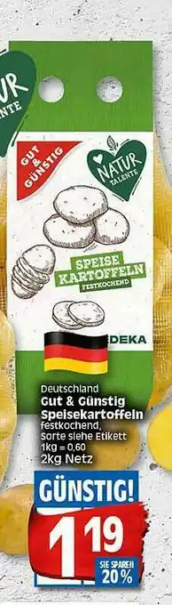 Elli Markt Deutschland Gut & Günstig Speisekarotffeln Angebot