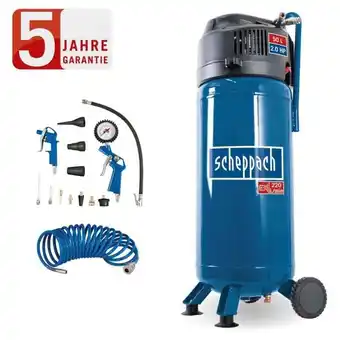 ManoMano Scheppach - Druckluft Kompressor 50L Luftkompressor 10bar + 13tlg. Set HC51V Angebot