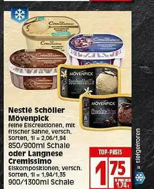 Elli Markt Nestlé Schöller Mövenpick Oder Langnese Cremissimo Angebot