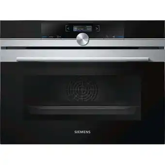 ManoMano Siemens - kompakter integrierter Backofen 47l mit Edelstahlpyrolyse - cb675gbs3 Angebot