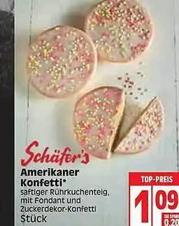 Edeka Schäfer's Amerikaner Konfetti Angebot