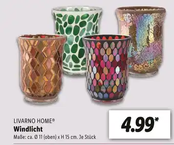 Lidl Livarno home windlicht Angebot